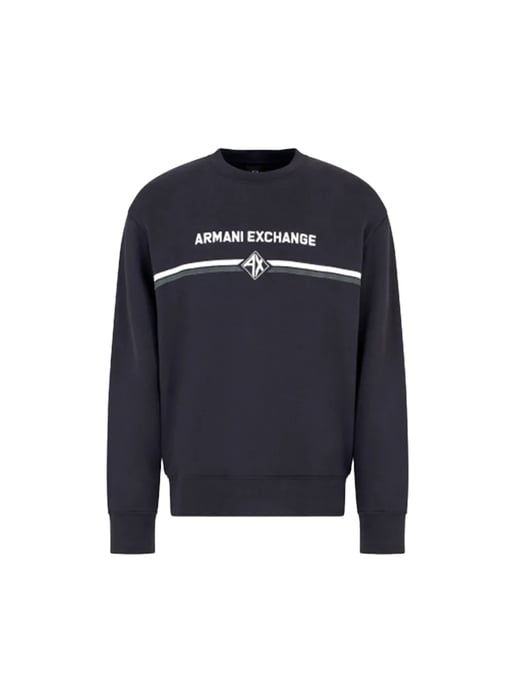 Armani Exchange Herren-Sweatshirt mit Diamantmuster - Image 3