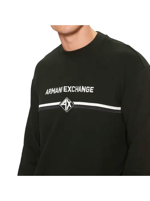 Armani Exchange Herren-Sweatshirt mit Diamantmuster - Image 4