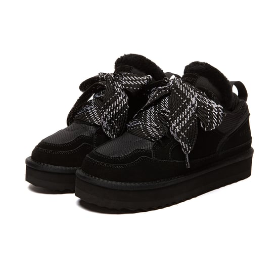 EVER AU Australien Damen Marmorierte Schnür-Plateau-Sneaker-Stiefel - Image 4
