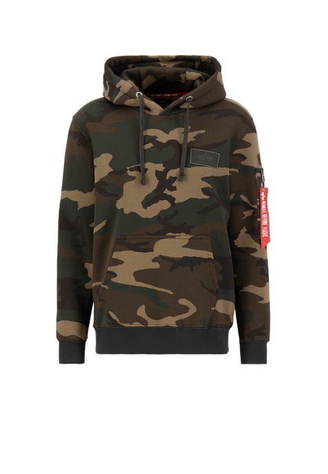 Back Print Camo Hoodie - Image 1