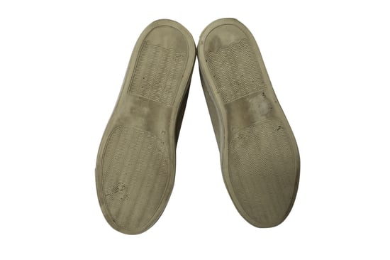 Common Projects „Turnier“ High-Top-Sneakers aus Shearling in grauem Wildleder - Image 5