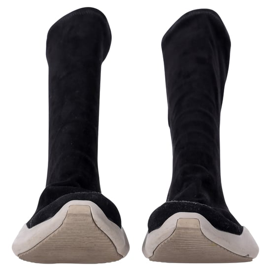 Rick Owens x Adidas Sock Runner Sneakers aus schwarzem Wildleder - Image 2