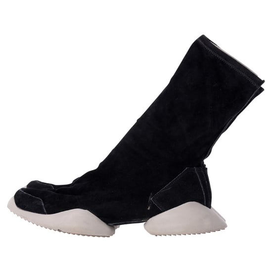 Rick Owens x Adidas Sock Runner Sneakers aus schwarzem Wildleder - Image 3