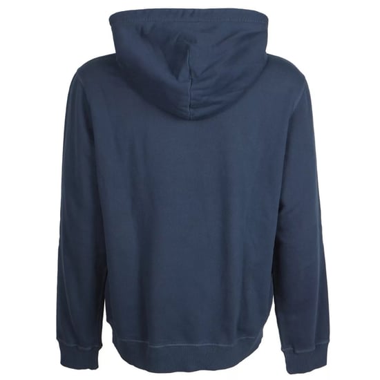 Diesel Industry Denim Division Logo Marineblauer Kapuzenpullover - Image 3