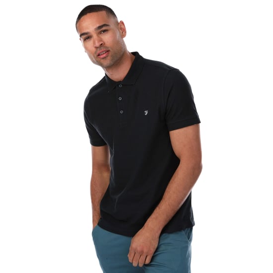 Farah - "Cove" Poloshirt für Herren kurzärmlig (Marine) - Image 1
