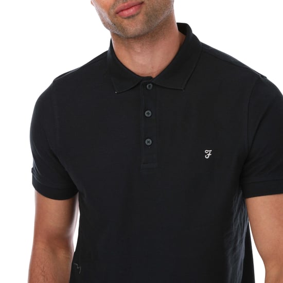 Farah - "Cove" Poloshirt für Herren kurzärmlig (Marine) - Image 3