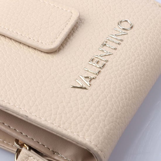 Zubehör Valentino Alexia Reißverschluss-Geldbörse in Beige - Image 6
