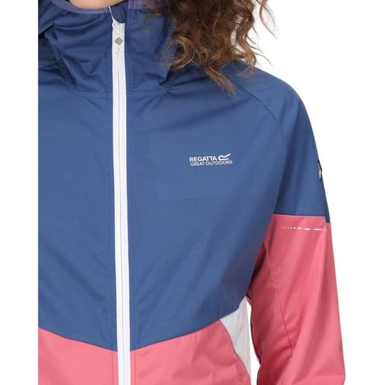 Regatta - "Tarvos V" Softshelljacke für Damen (Flaumfußtaube Grau/Staubiges Denim) - Image 5