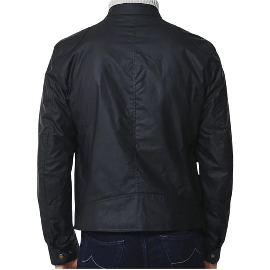 Belstaff Kelland Jacke aus gewachster Baumwolle in Schwarz - Image 2