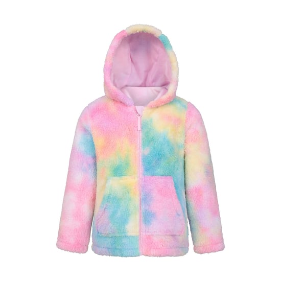 Mountain Warehouse - "Cosy" Kapuzenpullover Durchgehender Reißverschluss für Kinder (Leuchtend Rosa) - Image 1