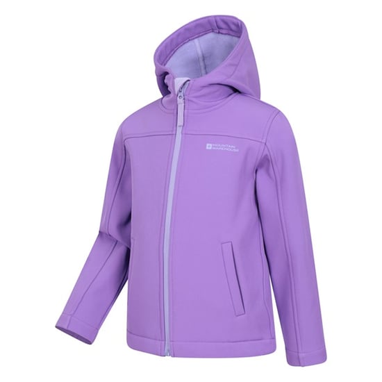 Mountain Warehouse - "Exodus" Softshelljacke Wasserbeständig für Kinder (Hell-Lila) - Image 3