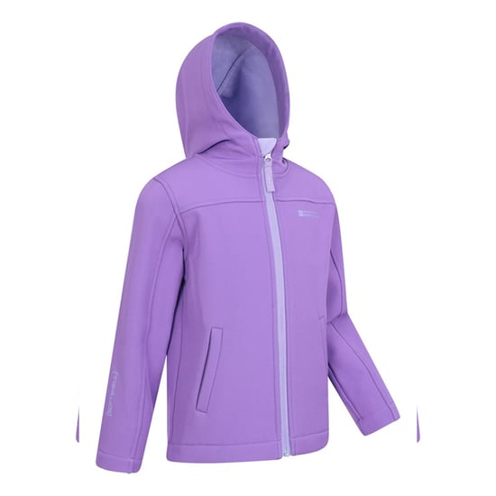 Mountain Warehouse - "Exodus" Softshelljacke Wasserbeständig für Kinder (Hell-Lila) - Image 4