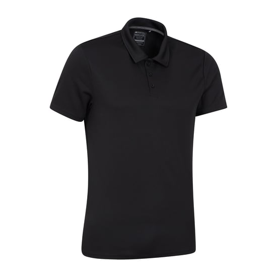 Mountain Warehouse Herren Endurance IsoCool Polo Shirt (Schwarz) - Image 3