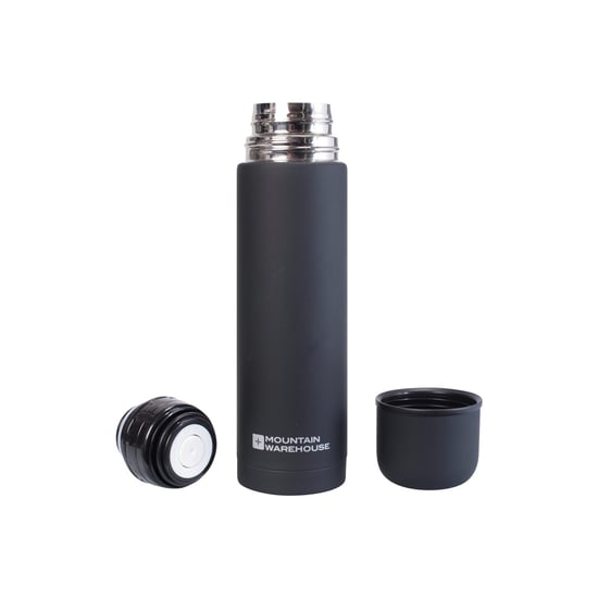 Mountain Warehouse - Thermosflasche, Gummiert, 500ml (Schwarz) - Image 3