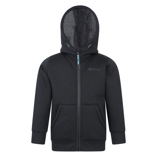 Mountain Warehouse - "Nordic II" Hoodie mit durchgehendem Reißverschluss für Kinder (Schwarz) - Image 1