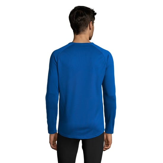 SOLS Herren Performance T-Shirt Sporty, langärmlig (Königsblau) - Image 2