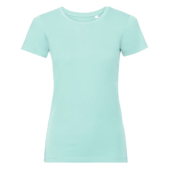 Russell - T-Shirt, Baumwolle aus biologischem Anbau für Damen (Aquablau) - Image 1