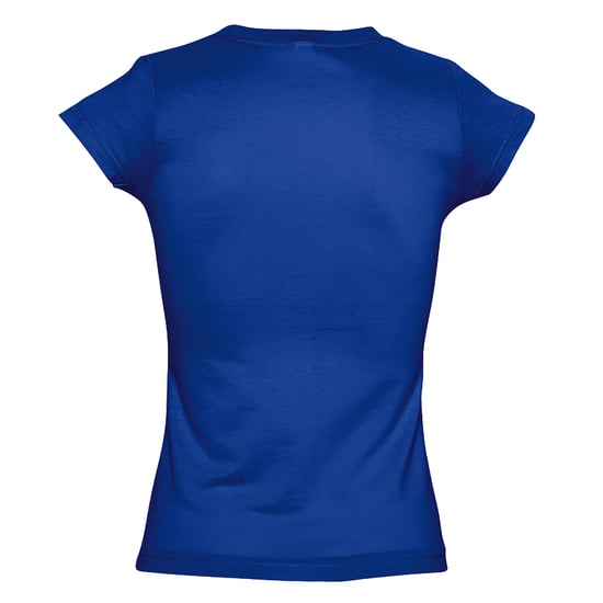 SOLS Moon Damen T-Shirt, Kurzarm, V-Ausschnitt (Königsblau) - Image 2