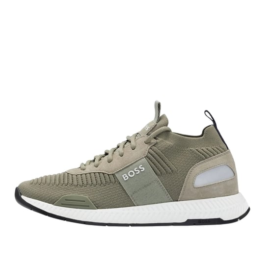 Boss - Herren Sneaker "Titanium", Wildleder-Panel (Dunkelgrün) - Image 2