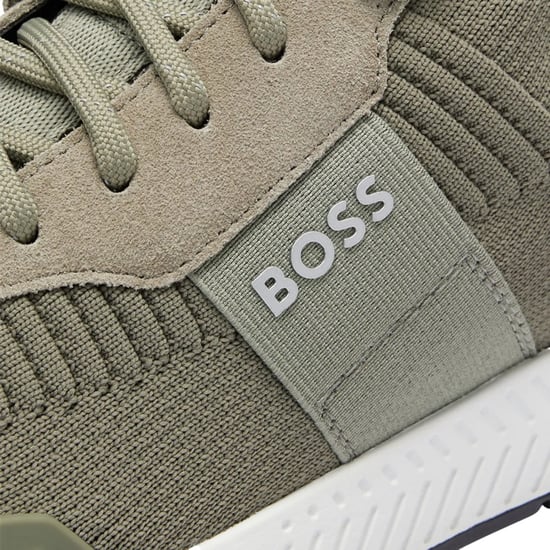 Boss - Herren Sneaker "Titanium", Wildleder-Panel (Dunkelgrün) - Image 5
