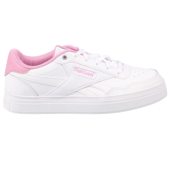 Reebok - Herren/Damen Unisex Sneaker "Court Advance Bold", Leder (Weiß/Pink) - Image 1