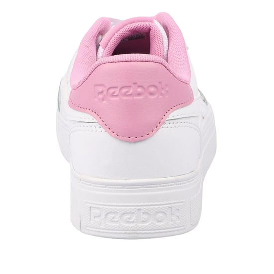 Reebok - Herren/Damen Unisex Sneaker "Court Advance Bold", Leder (Weiß/Pink) - Image 2