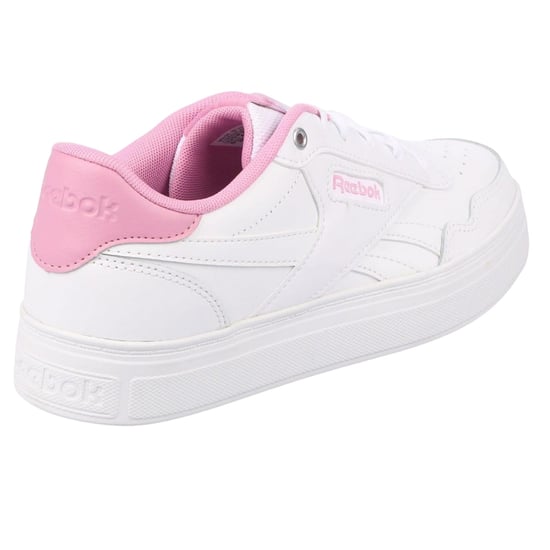 Reebok - Herren/Damen Unisex Sneaker "Court Advance Bold", Leder (Weiß/Pink) - Image 5