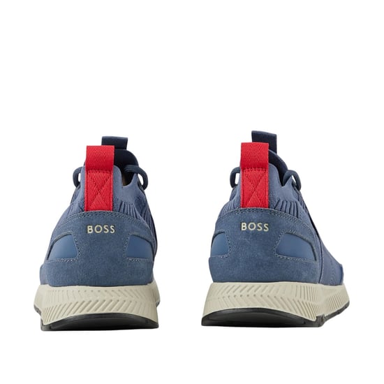 Boss - Herren Sneaker "Titanium", Wildleder-Panel (Blau) - Image 2