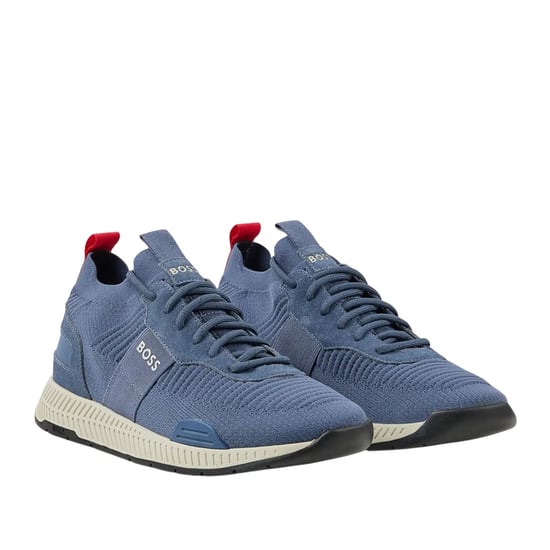 Boss - Herren Sneaker "Titanium", Wildleder-Panel (Blau) - Image 3