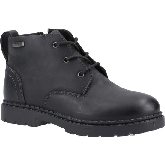 Hush Puppies - Jungen Stiefel "Mini Presley", Leder (Schwarz) - Image 1