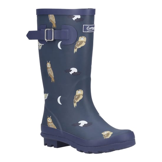 Cotswold - Kinder Gummistiefel "Woodland", Eule (Blau) - Image 4