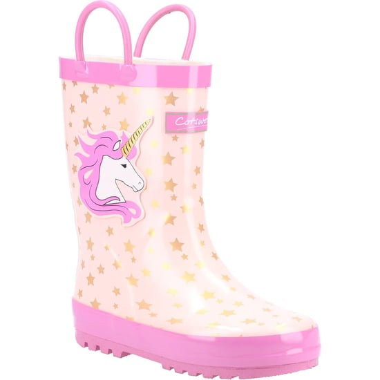 Cotswold - Kinder Gummistiefel "Puddle", Einhorn (Pink) - Image 3