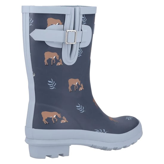 Cotswold - Damen Gummistiefel "Woodland", Rotwild (Marineblau) - Image 2