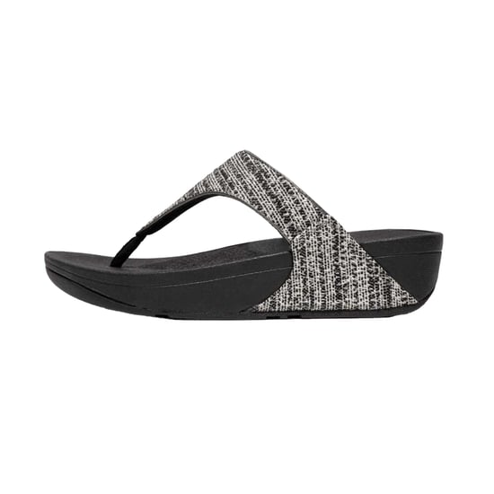 Fit Flop - Damen Sandalen "Lulu", Schimmer, Gewebe, Zehentrenner (Schwarz) - Image 2