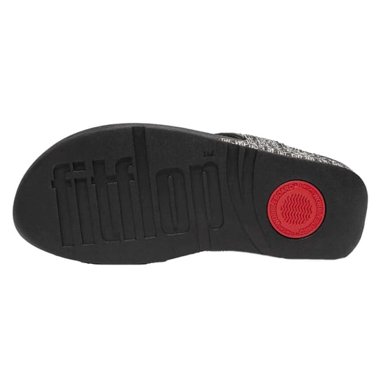 Fit Flop - Damen Sandalen "Lulu", Schimmer, Gewebe, Zehentrenner (Schwarz) - Image 4