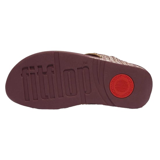 Fit Flop - Damen Sandalen "Lulu", Schimmer, Gewebe, Zehentrenner (Braun) - Image 5