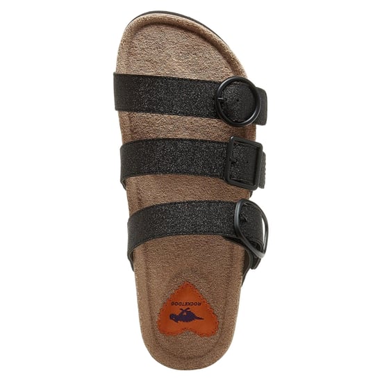 Rocket Dog - Damen Sandalen "Astor Glenn", Glitzer (Schwarz) - Image 2