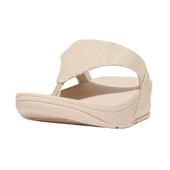 Fit Flop - Damen Sandalen "Lulu", Canvas, Zehentrenner (Beige) - Image 4