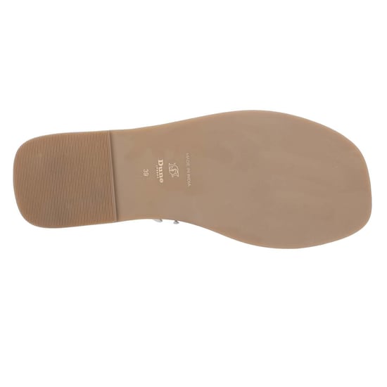 Dune London - Damen Sandalen "Loxx", Geflochten, Leder, Zehentrenner, Flach (Ecru) - Image 3