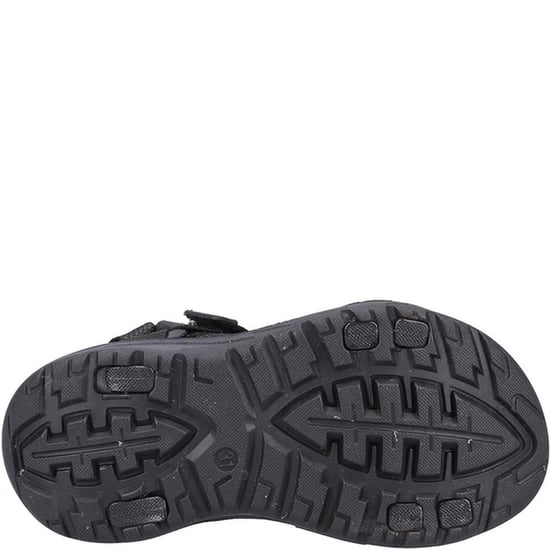 Cotswold - Kinder Sandalen "Bodiam", recyceltes Material (Schwarz/Marineblau) - Image 3