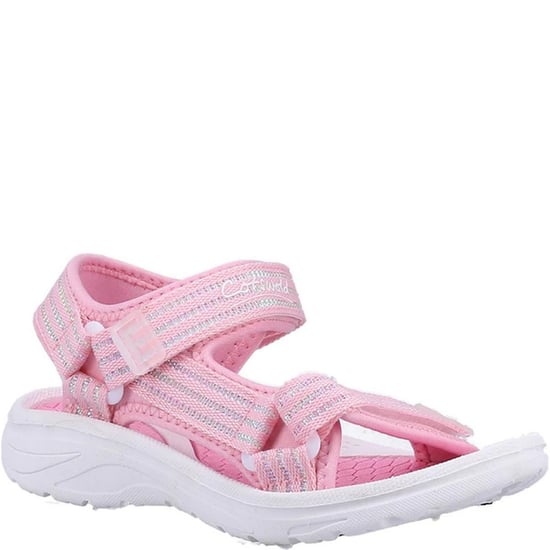 Cotswold - Kinder Sandalen "Bodiam", recyceltes Material (Pink/Weiß) - Image 2