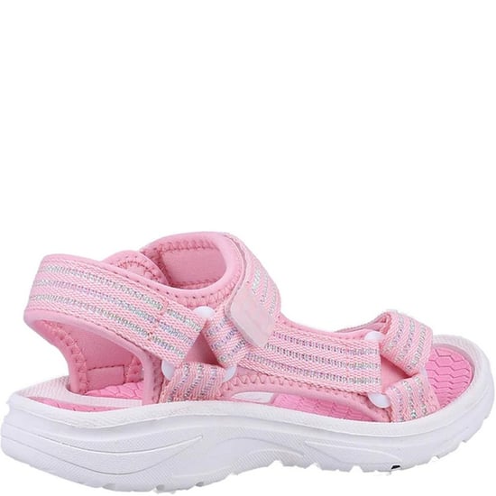 Cotswold - Kinder Sandalen "Bodiam", recyceltes Material (Pink/Weiß) - Image 4