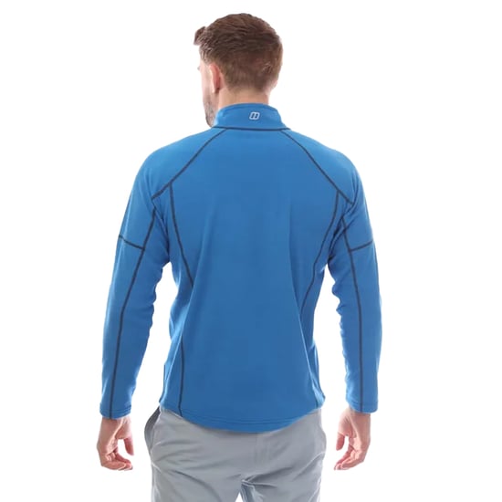 Berghaus - "Cuerden" Fleece-Oberteil mit halbem Reißverschluss für Herren (Blau) - Image 2
