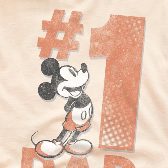 Disney - "Number 1 Dad" T-Shirt für Herren (Natürlich) - Image 3