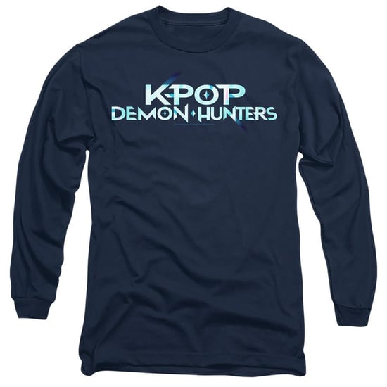 K-Pop Demon Hunters - T-Shirt für Herren/Damen Unisex Langärmlig (Marine/Blaugrün) - Image 1
