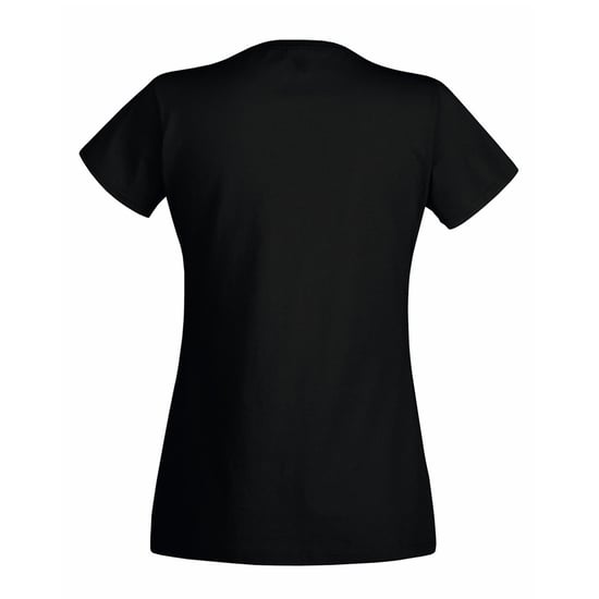 Fruit of the Loom - "Valueweight" T-Shirt V-Ausschnitt für Damen (schwarz) - Image 2