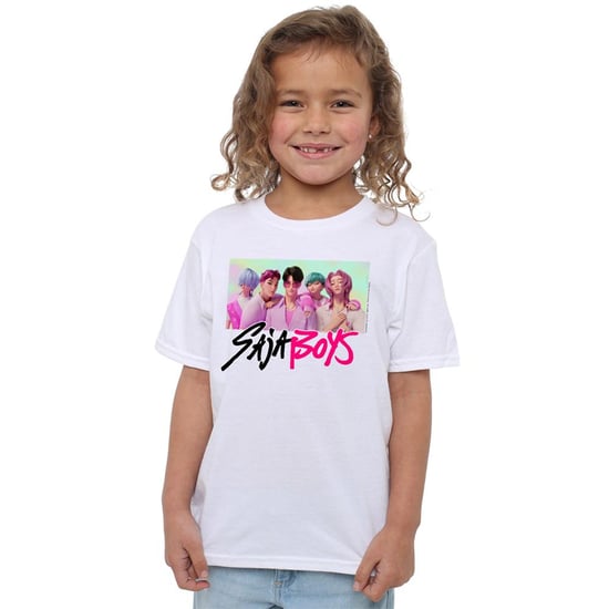 K-Pop Demon Hunters Kinder/Kids Saja Boys Fotorahmen T-Shirt (Weiß) - Image 1