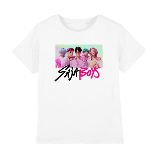 K-Pop Demon Hunters Kinder/Kids Saja Boys Fotorahmen T-Shirt (Weiß) - Image 4