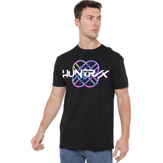K-Pop Demon Hunters - "Huntr/X" Logo T-Shirt für Herren/Damen Unisex (Schwarz) - Image 4