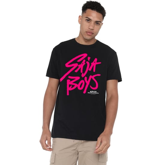 K-Pop Demon Hunters - "Saja Boys" T-Shirt für Herren/Damen Unisex (Schwarz/Pink) - Image 1